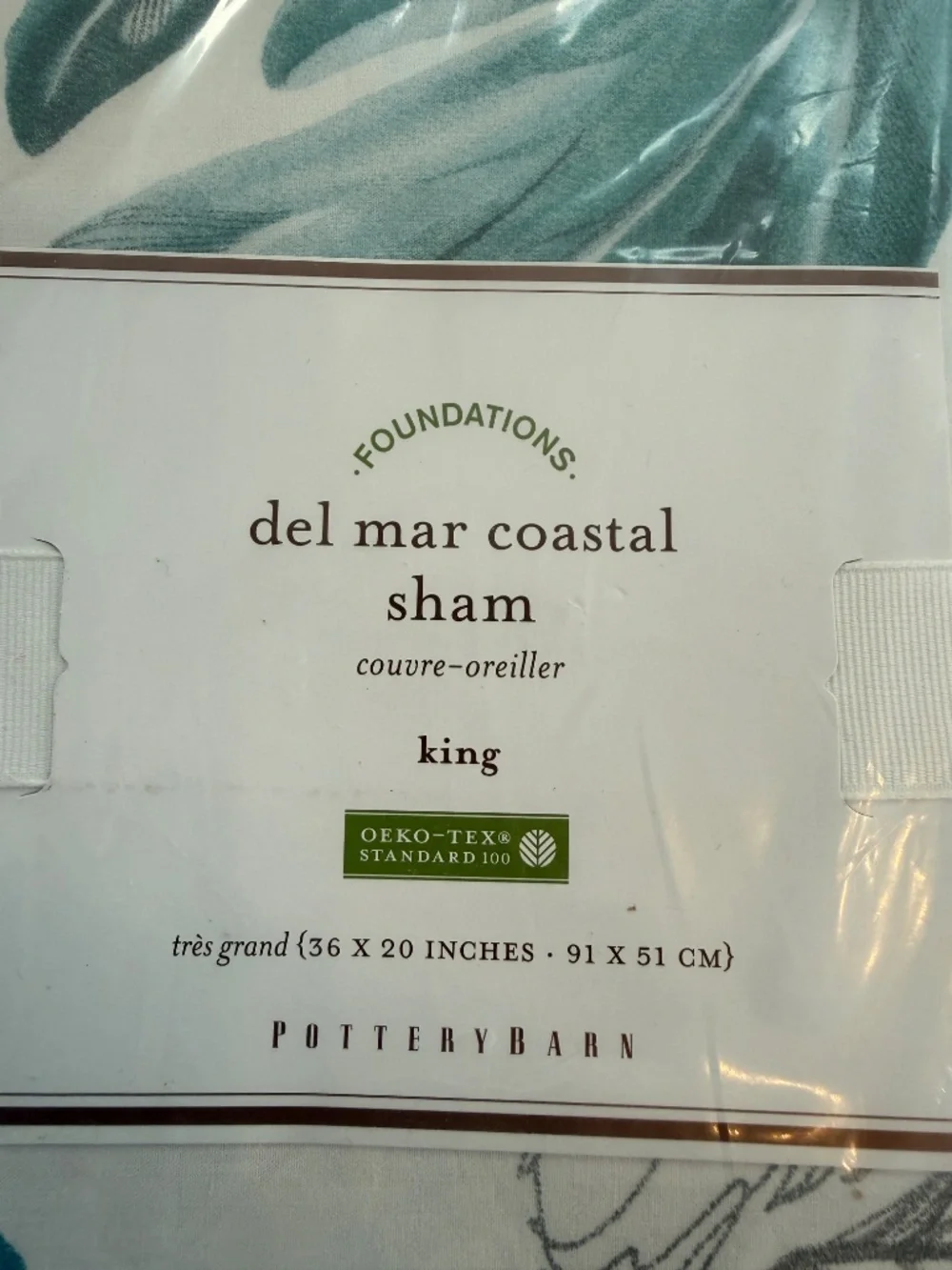 Pottery Barn - Del Mar Coastal Duvet King size + 2 Shams  King Size